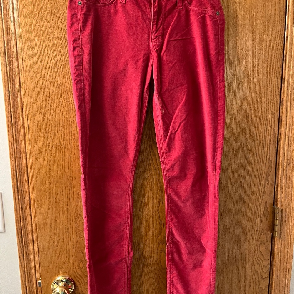Hudson Nico Midrise Super Skinny Corduroy Jeans